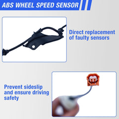 HHGKPVX sensor installed on wheel hub demonstrating correct placement and function