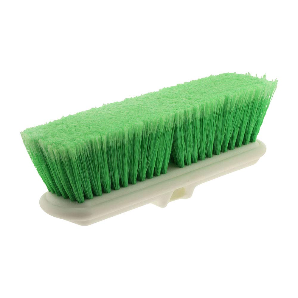 HI-TECH close-up of flagged nylon bristles that protect paint and hold soap