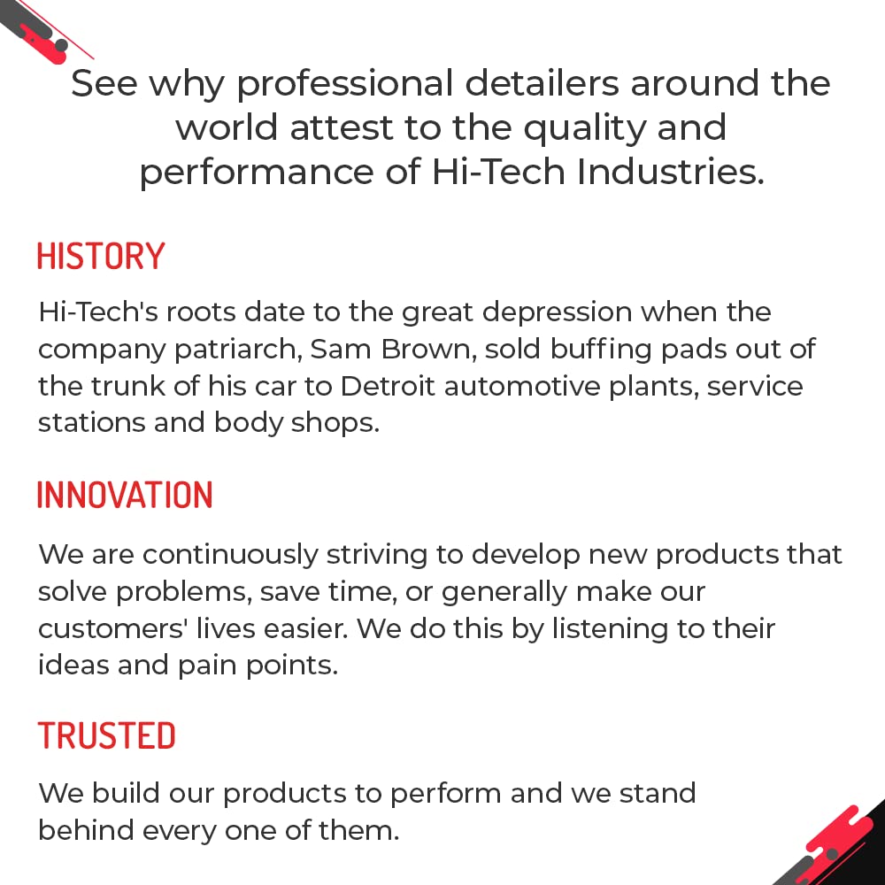 HI-TECH in use with pressure wash setup, speeds cleaning and drying