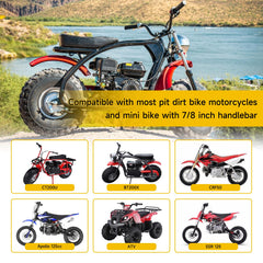 HIAORS textured throttle grip close-up improving hand control and comfort