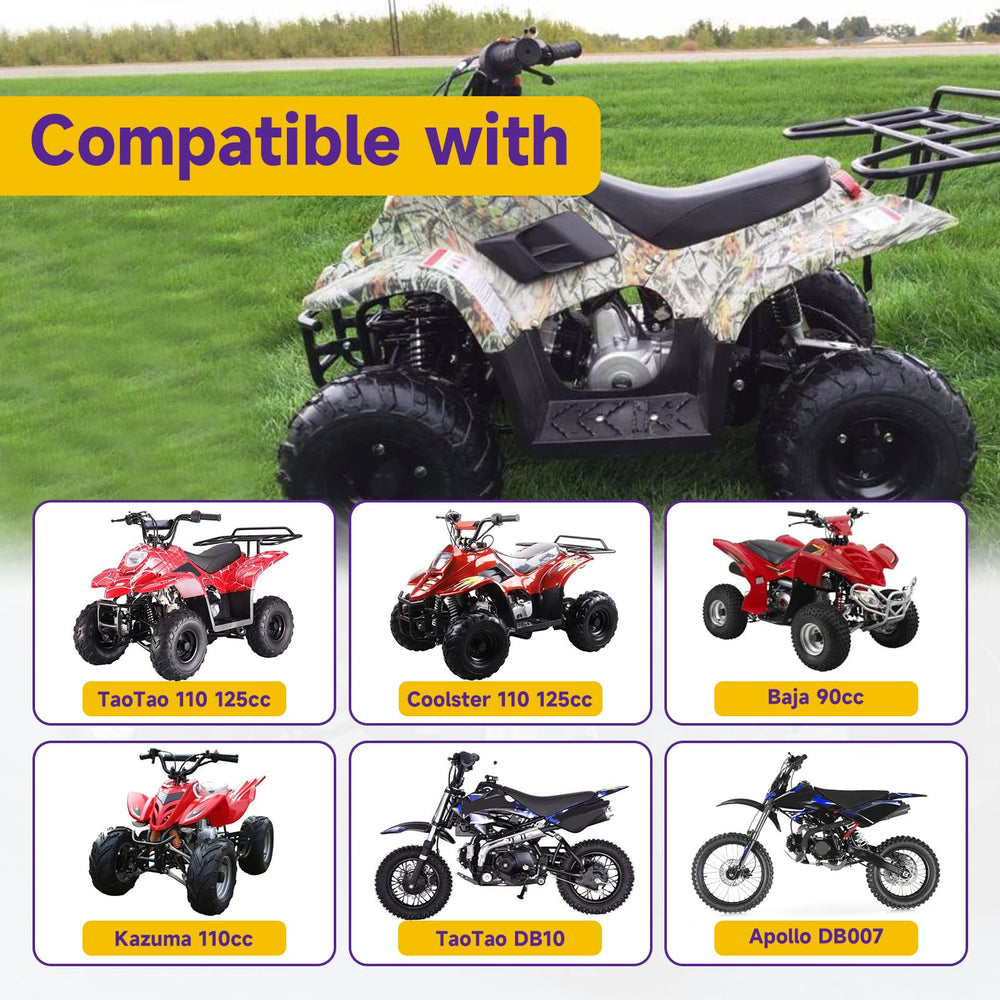 HIAORS ignition coil mounted on an ATV demonstrating correct fit and vibration resistance