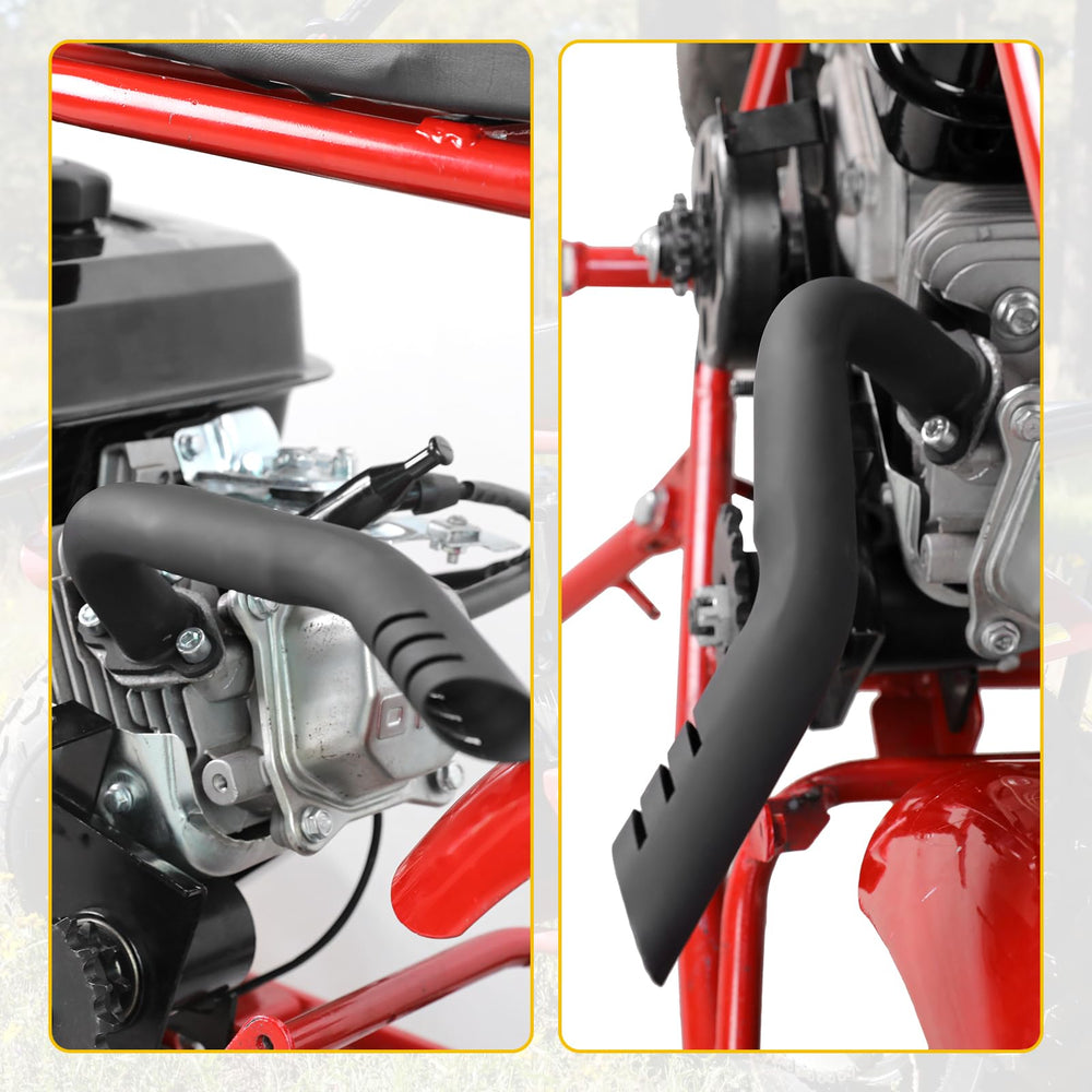 HIAORS spark plug and wrench included for out-of-box startup