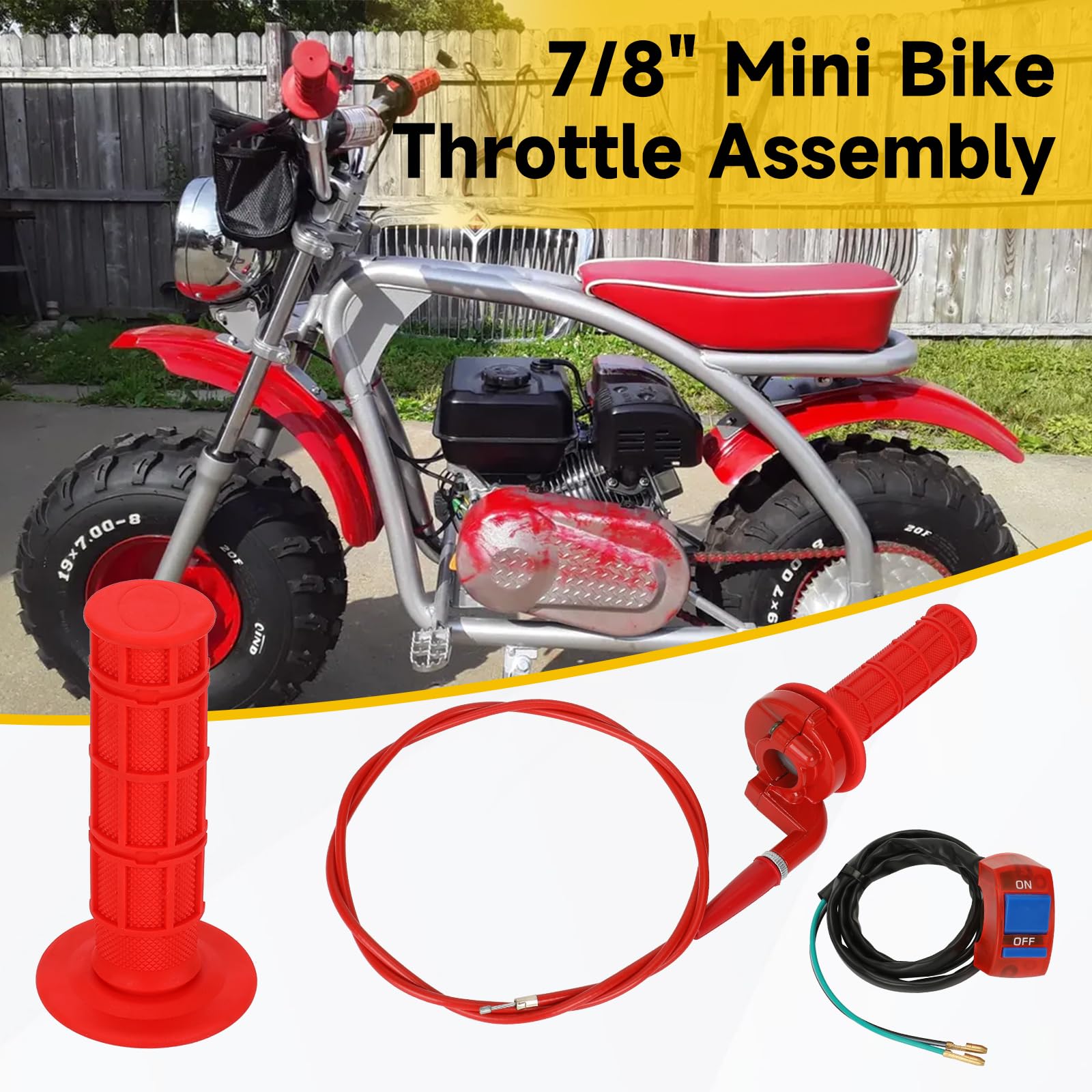 HIAORS twist throttle closeup highlighting smooth rotation and control