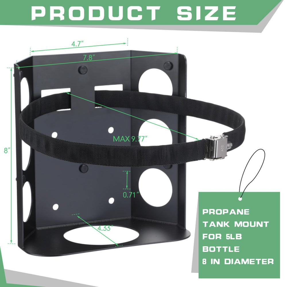 Hicarer close-up of stainless steel strap and quick-release latch for secure transport
