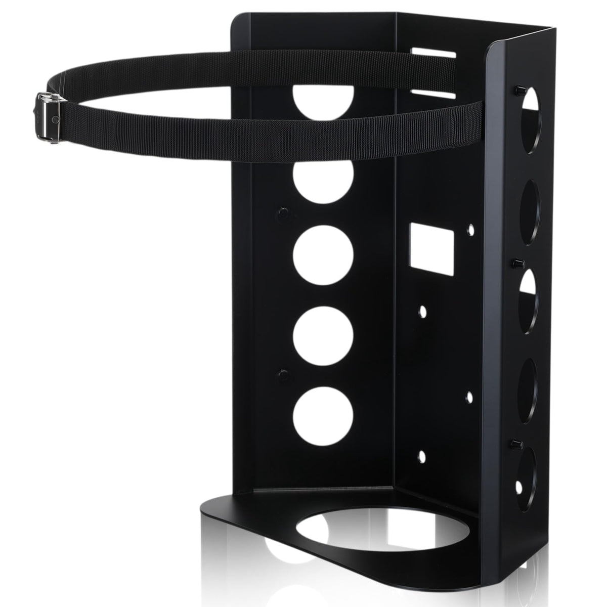 Hicarer front view bracket showing compact secure mount for propane