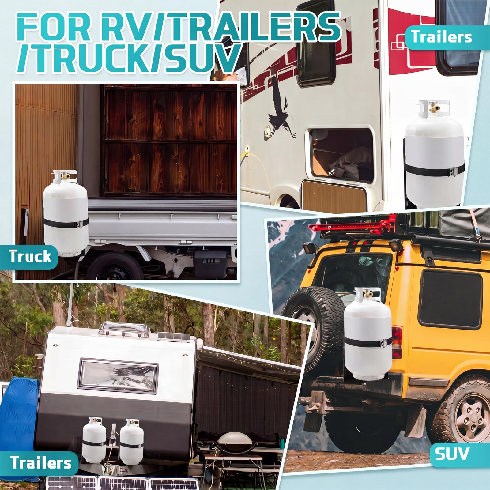 Hicarer lifestyle camping setup showing stable, corrosion-resistant storage