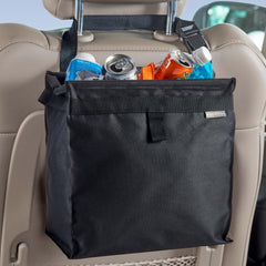 High Road TrashStash front view showing compact, covered design and tidy storage benefit