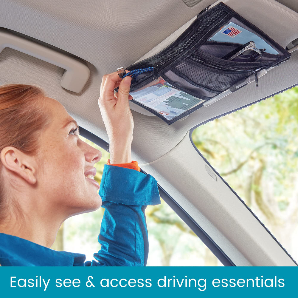 High Road zippered back compartment keeping documents and small items secure on road