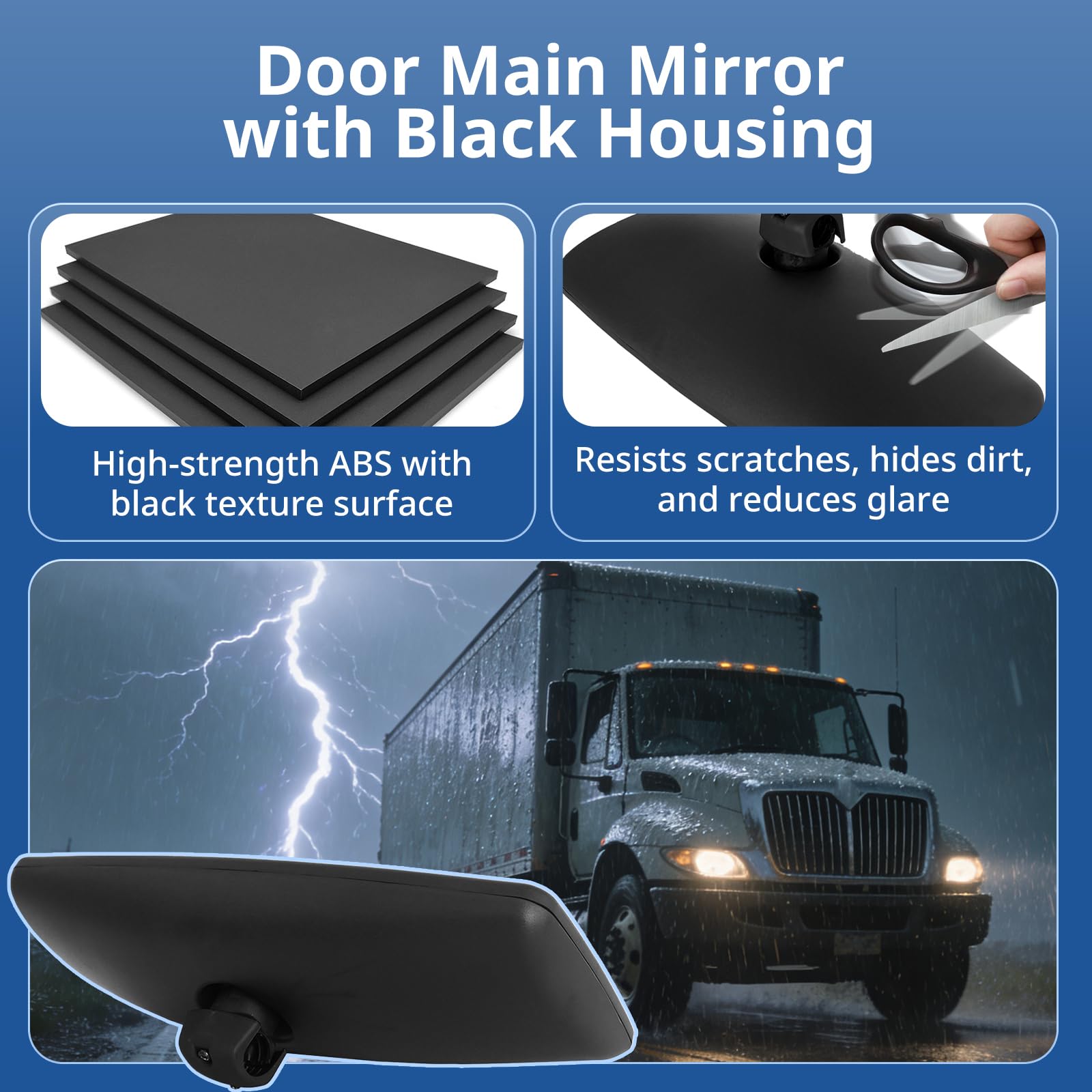 High Soar glass close-up illustrating clear reflective surface for better visibility