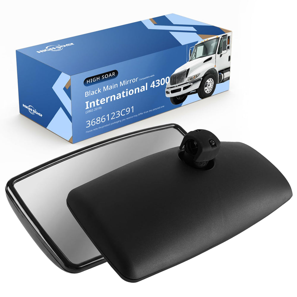 High Soar packaged mirror and contents ready for safe shipping and easy install