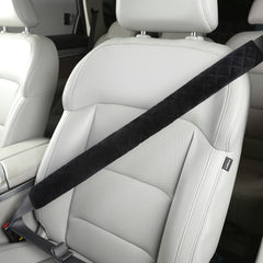 HighnessHwoo front view showing tidy black seatbelt cover and branding comfort