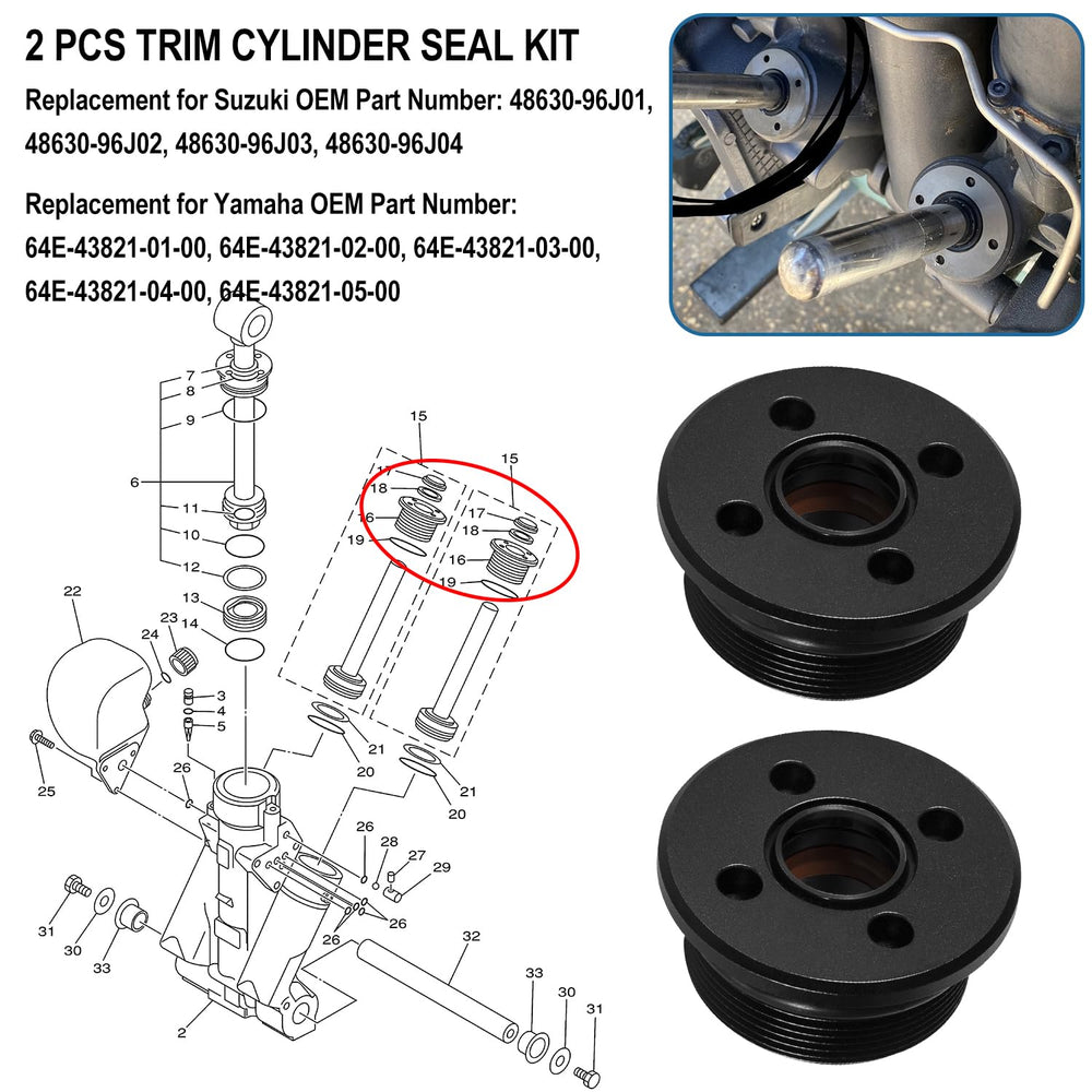 Hihitomorrow O-ring and gasket laid out for clarity and easy replacement benefit