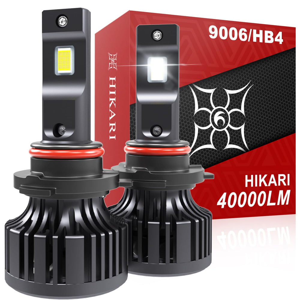 HIKARI WINGS front pair showing compact housings and plug-and-play benefit
