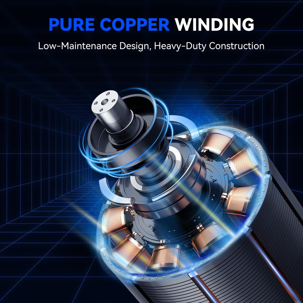 Hikevent alternator cooling fins closeup illustrating heat dissipation benefit