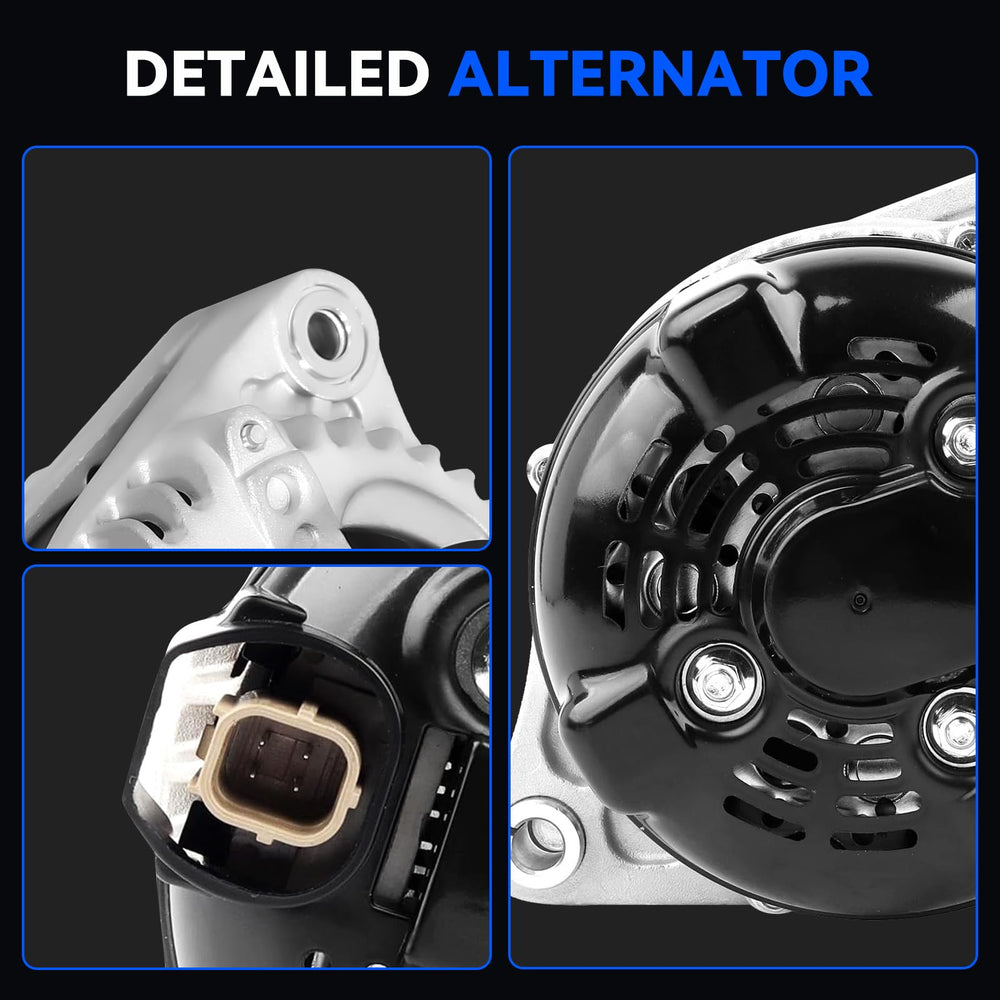 Hikevent alternator next to ruler for scale helping confirm sizing