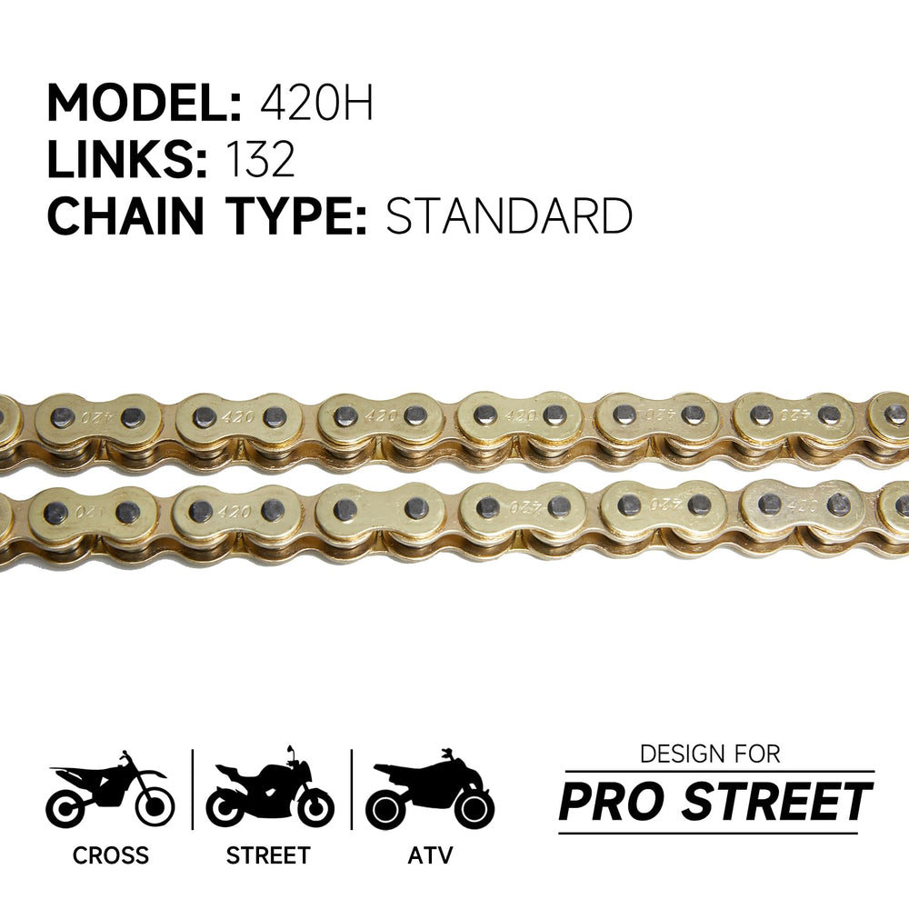 HILAKE close-up of chain links and pins showing durable construction benefit