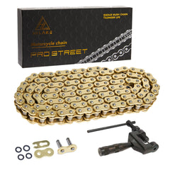HILAKE gold 530 chain front packaging showing complete kit and durable finish