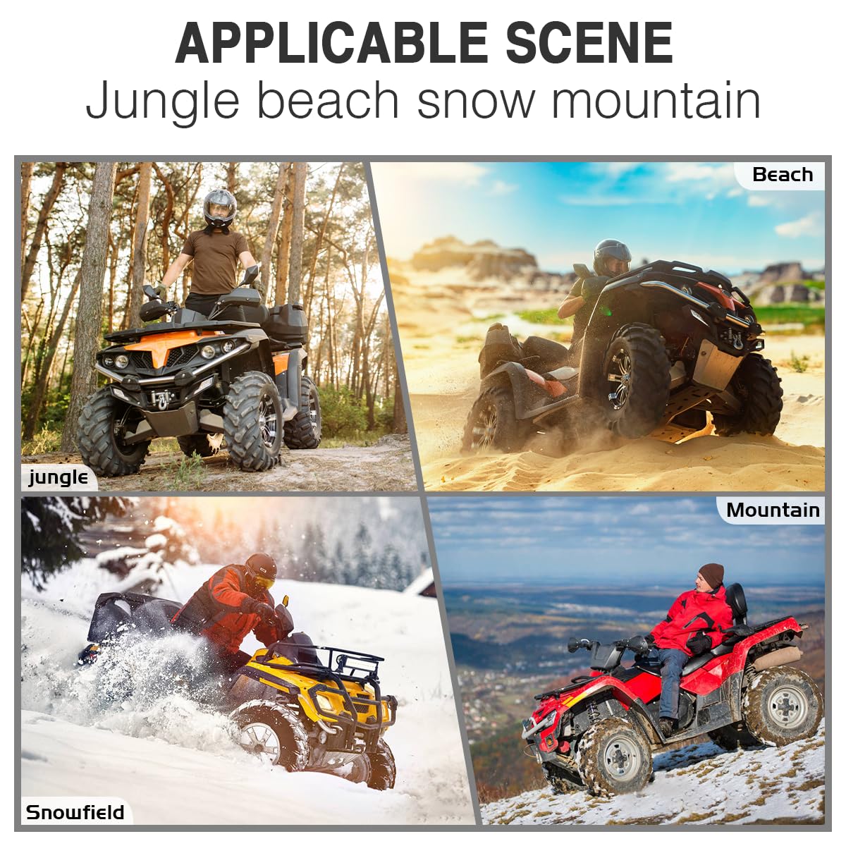 Himal Outdoors cover on ATV in ranch setting protecting seat from elements