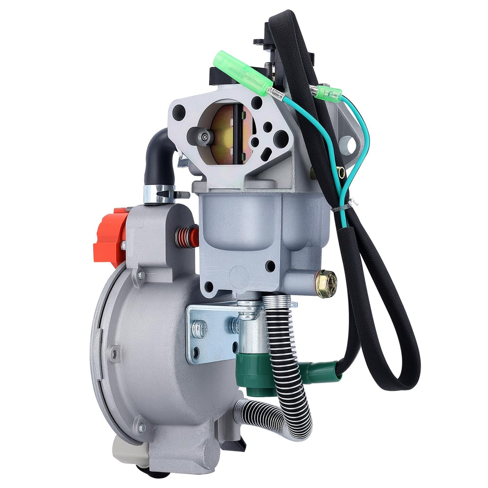 Hipa closeup of manual choke lever offering reliable cold-start control