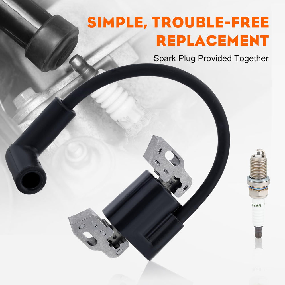 Hipa coil high-tension lead detail showing length for easy spark connection
