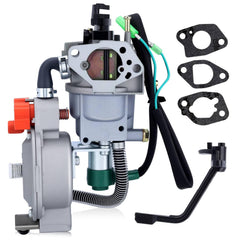 Hipa front view carburetor assembled showing robust construction and multi-fuel benefit