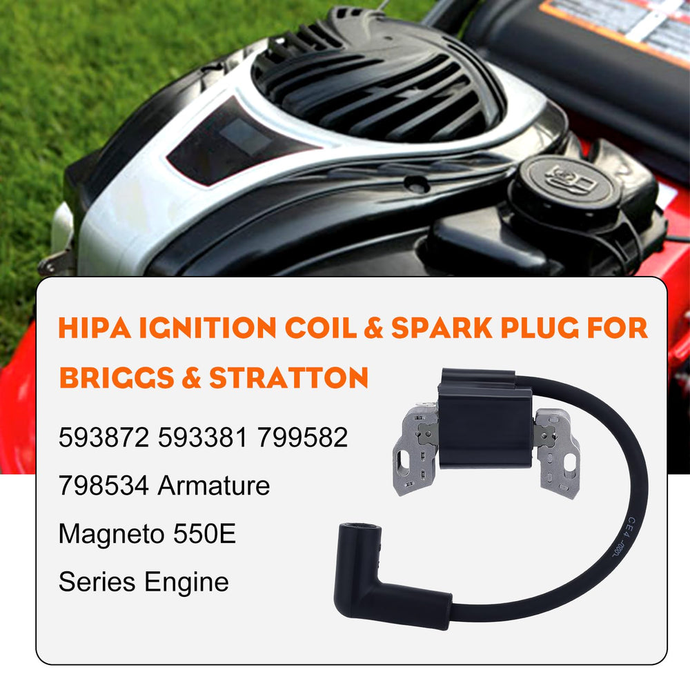 Hipa ignition coil side profile highlighting durable housing and terminal access