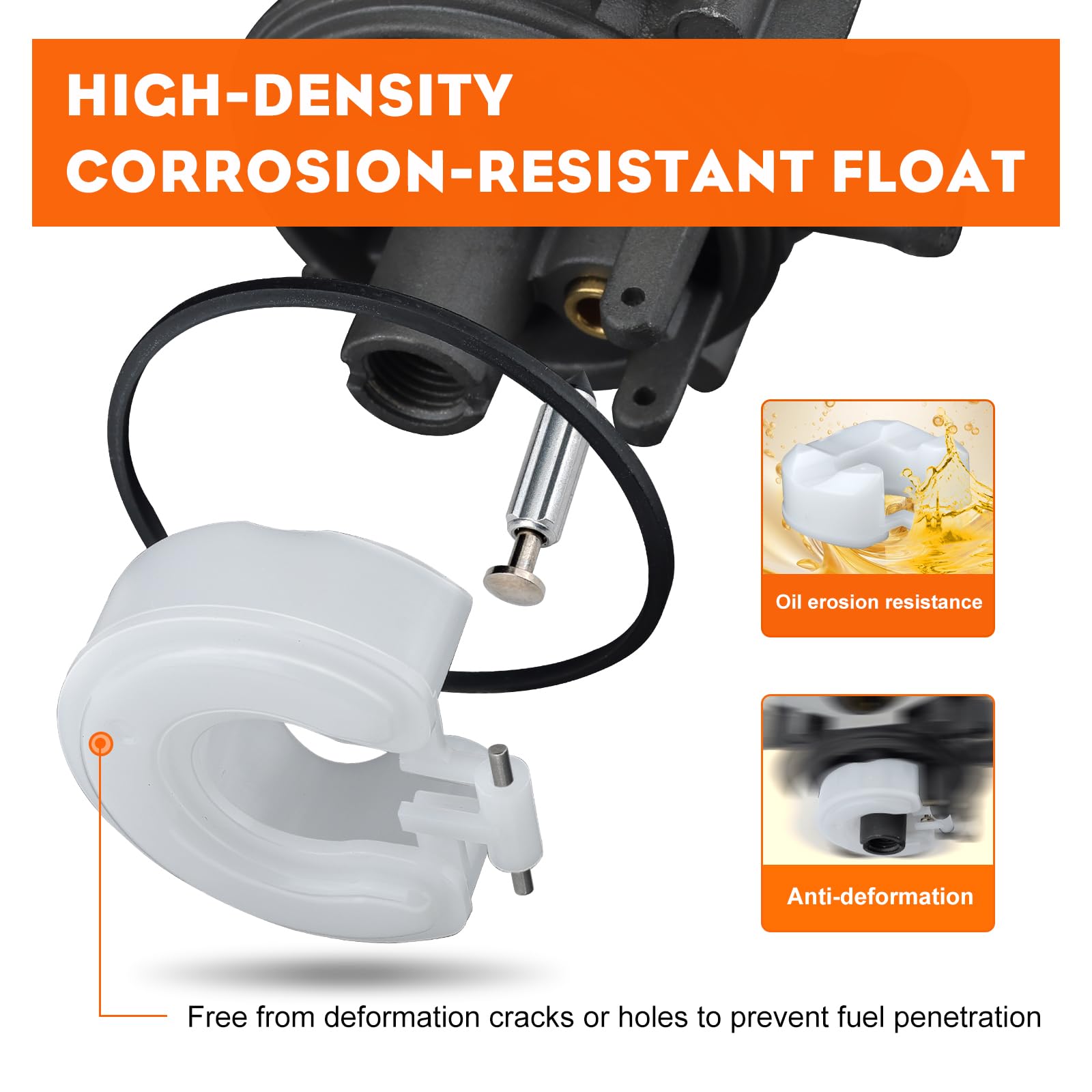 Hipa carburetor installed on Briggs & Stratton V-twin demonstrating restored mower performance