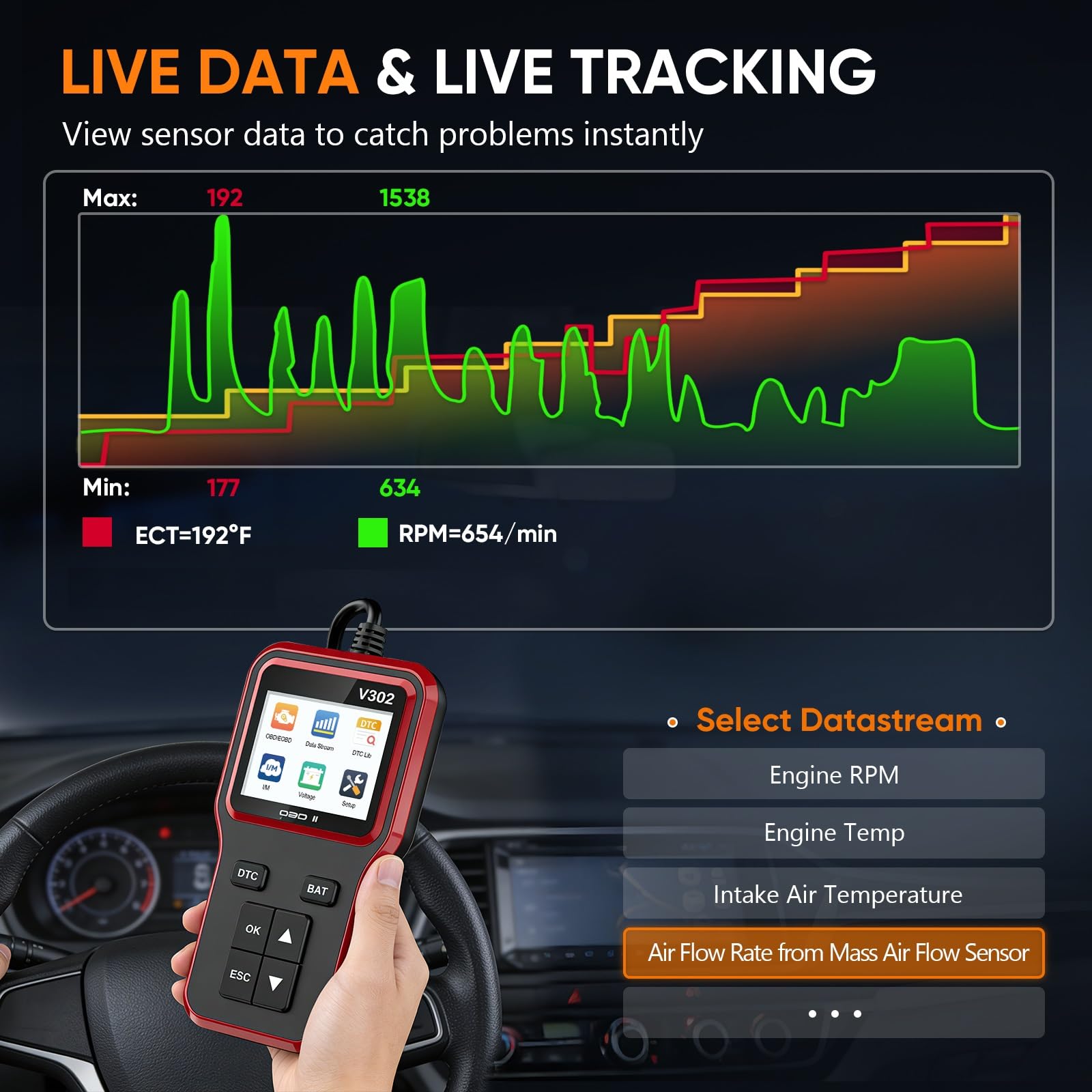 HipEpic one-click battery test indicating voltage and risk visualization to prevent failures