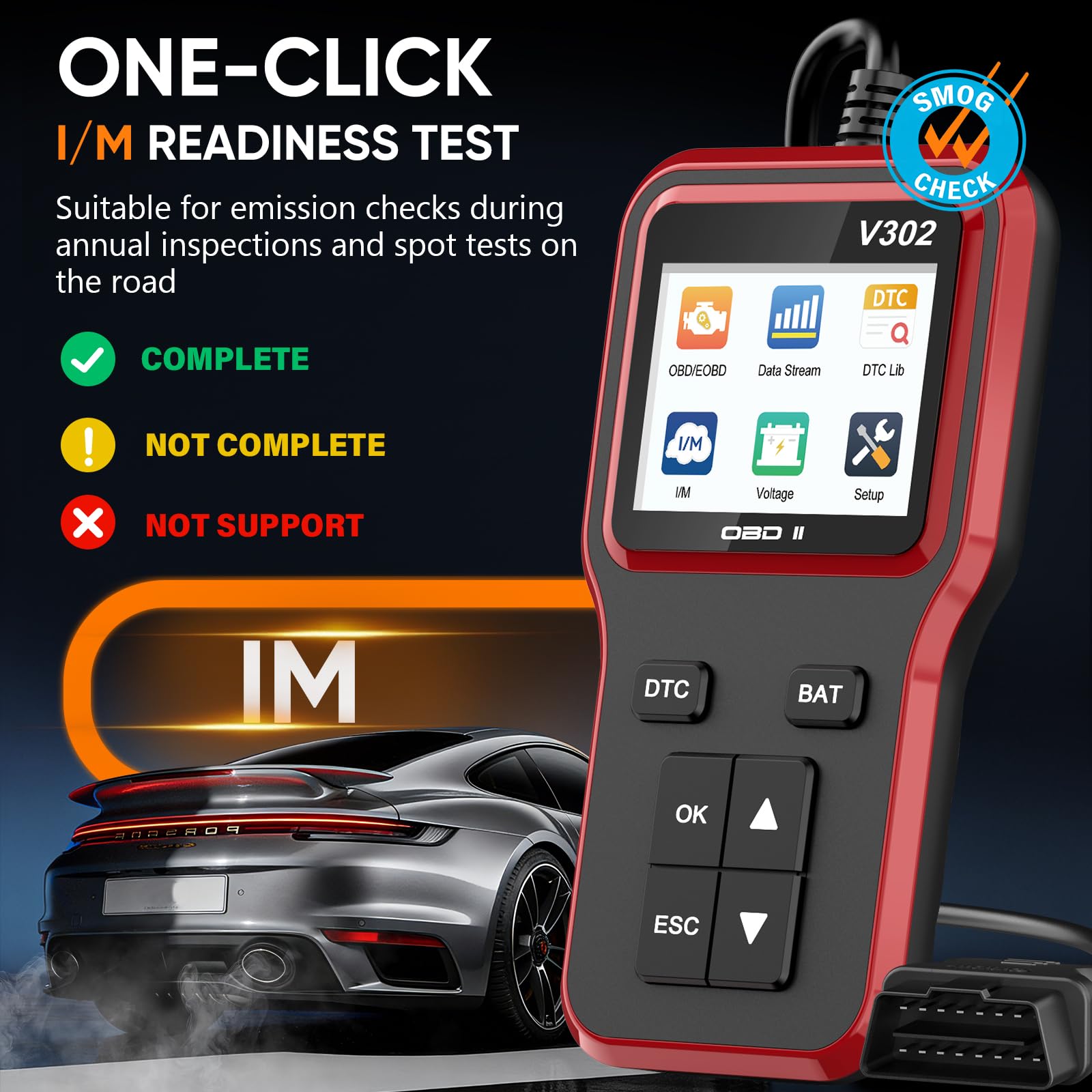 HipEpic live data screen displaying RPM and coolant temp to monitor real-time engine health