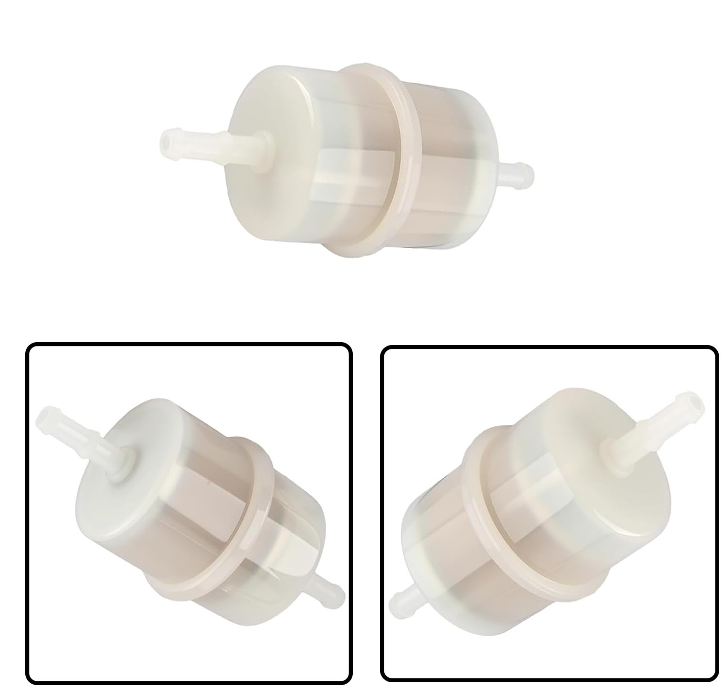 Hippotech fuel filter installed on Kohler engine demonstrating secure fit benefit