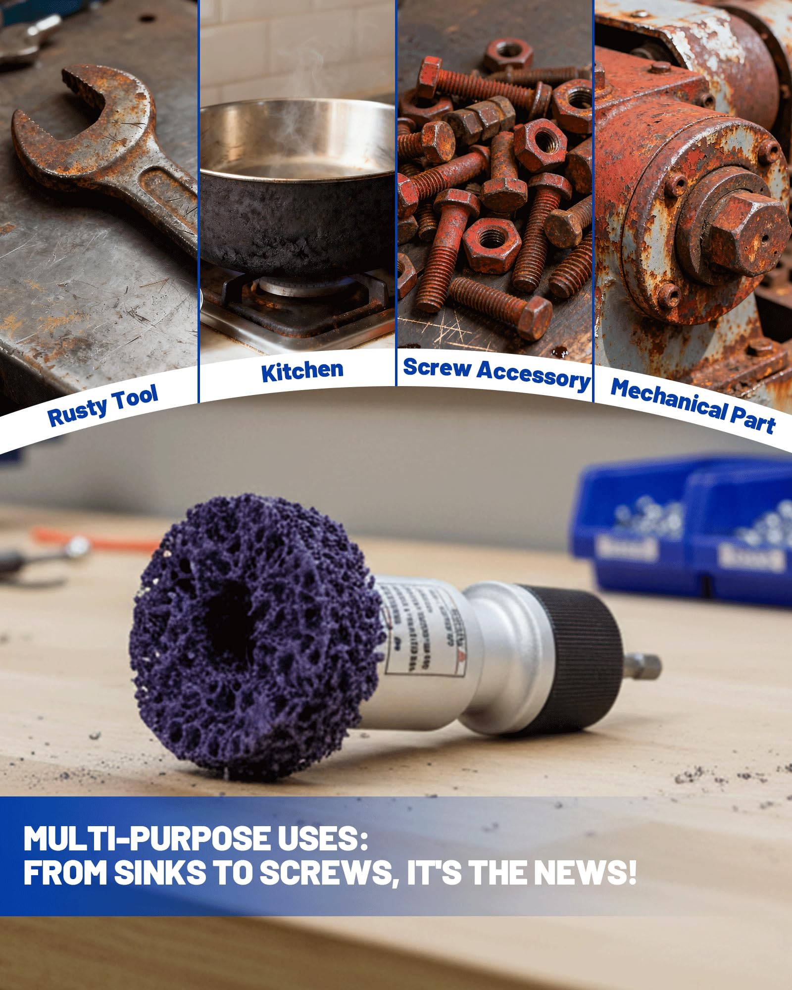 HIPULX with 1/4" quick-release adapter installed for drill compatibility