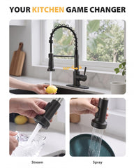 Hiqufet single-handle detail for quick temperature and flow control convenience
