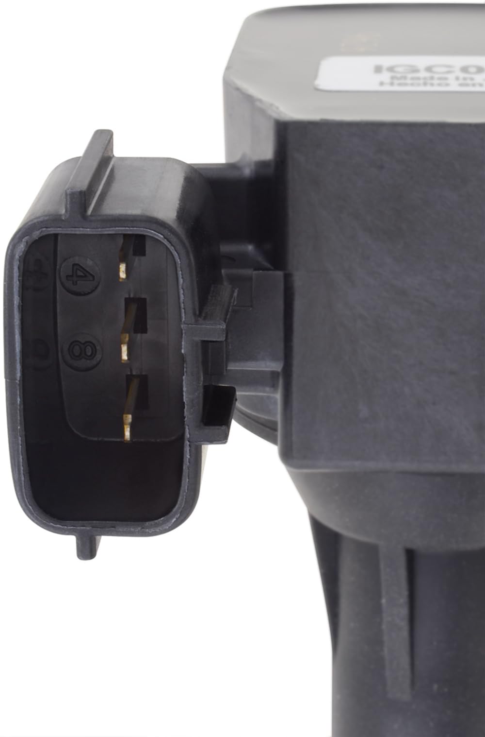 Hitachi Astemo next to ruler showing compact size for correct OEM replacement