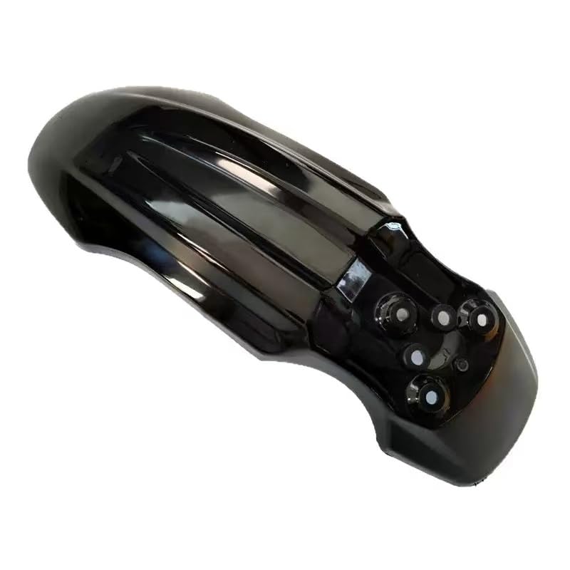 Hizoncore front fender on bike in trail setting improving cleanliness