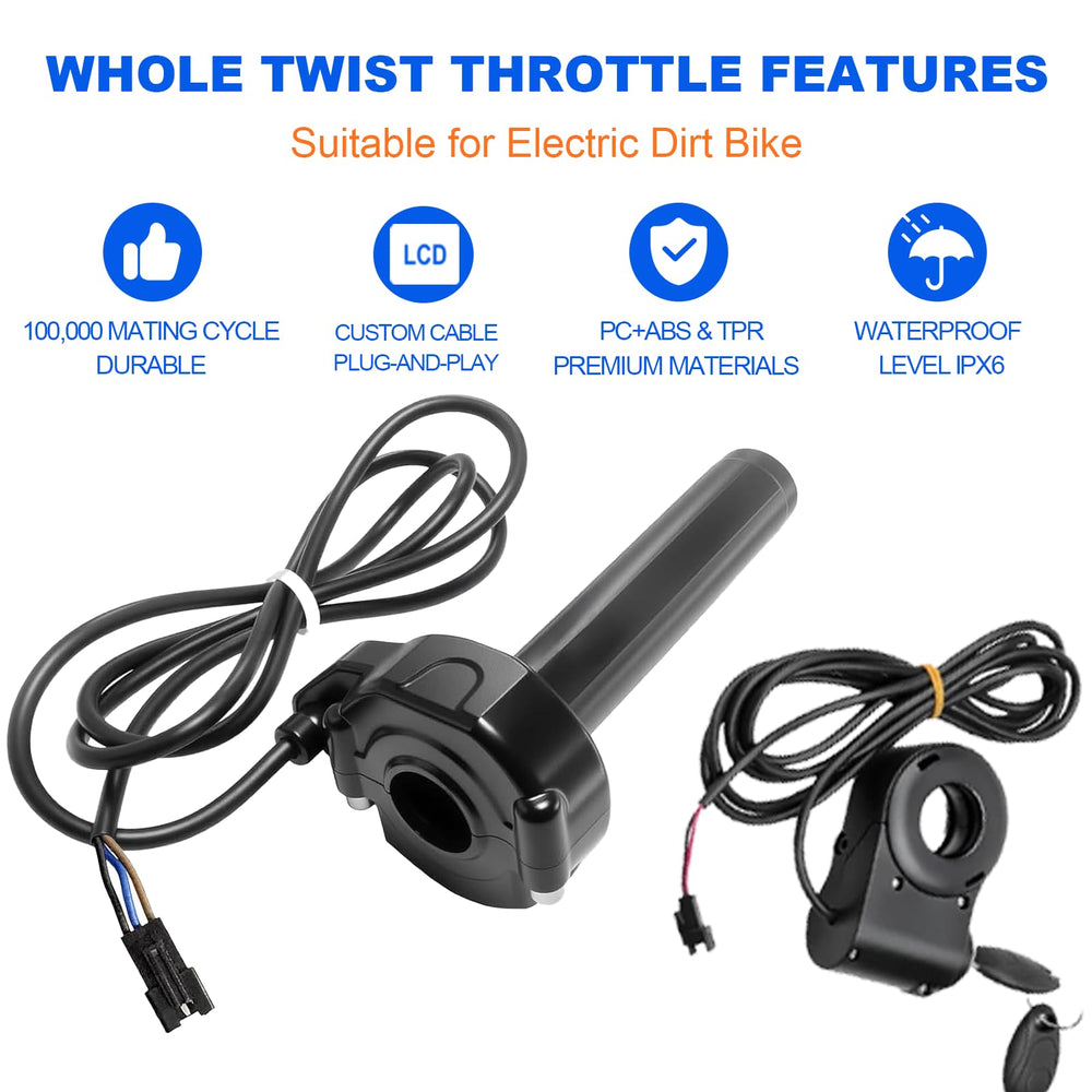 Hizoncore Ridstar keyed ignition detail providing theft-deterrent power control