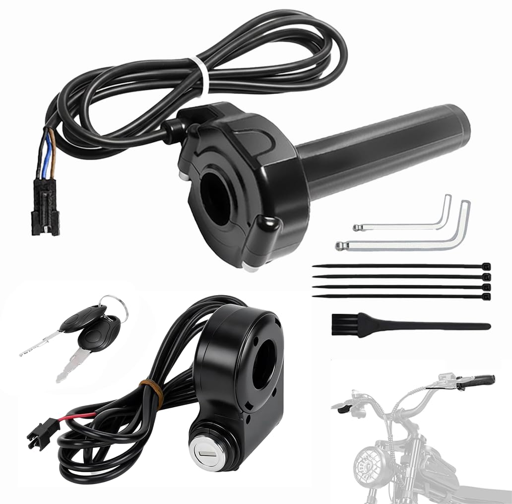 Hizoncore Ridstar front throttle assembly showing clean mount and ready-to-install benefit