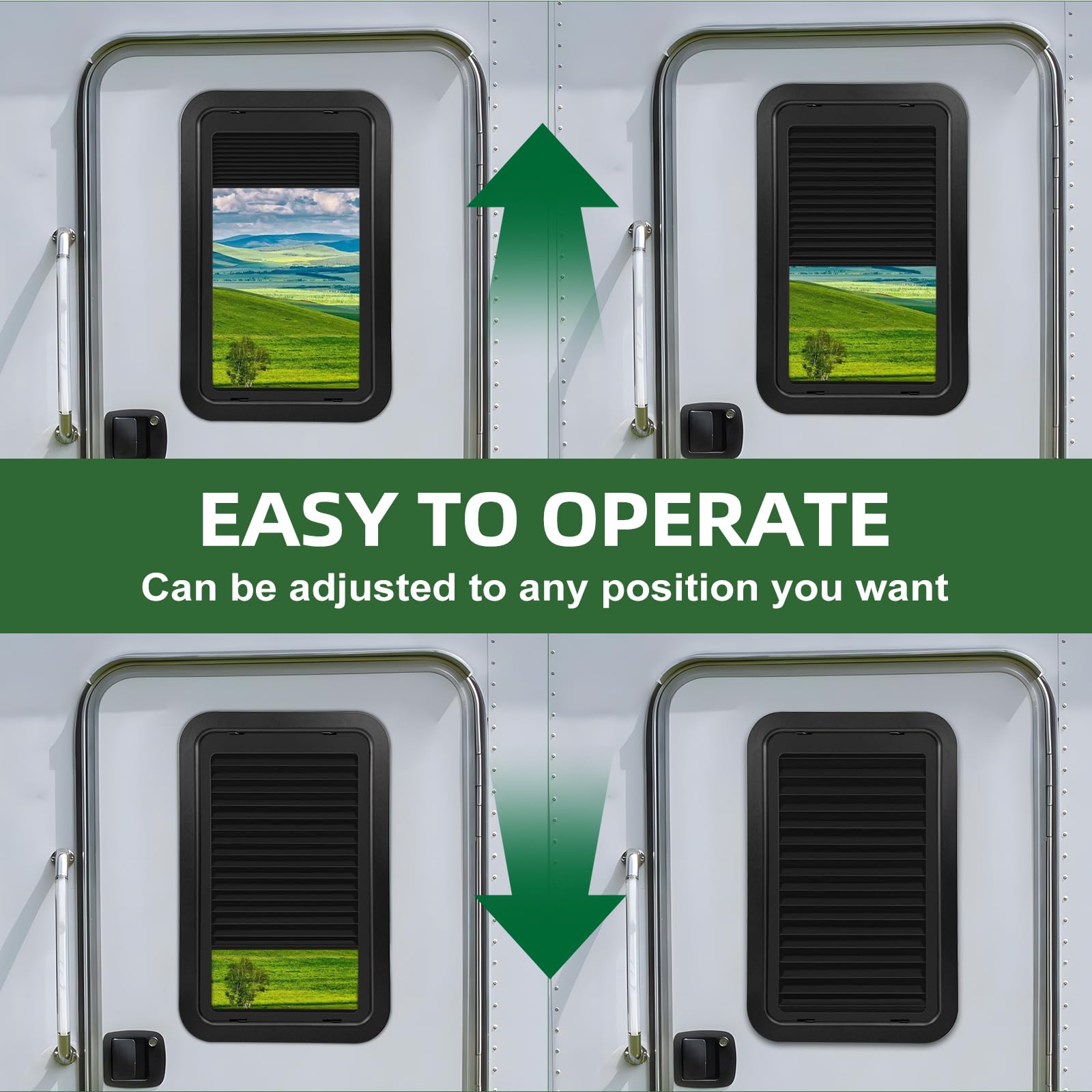 HLTIT installed on RV door in lifestyle scene showing upgraded appearance benefit