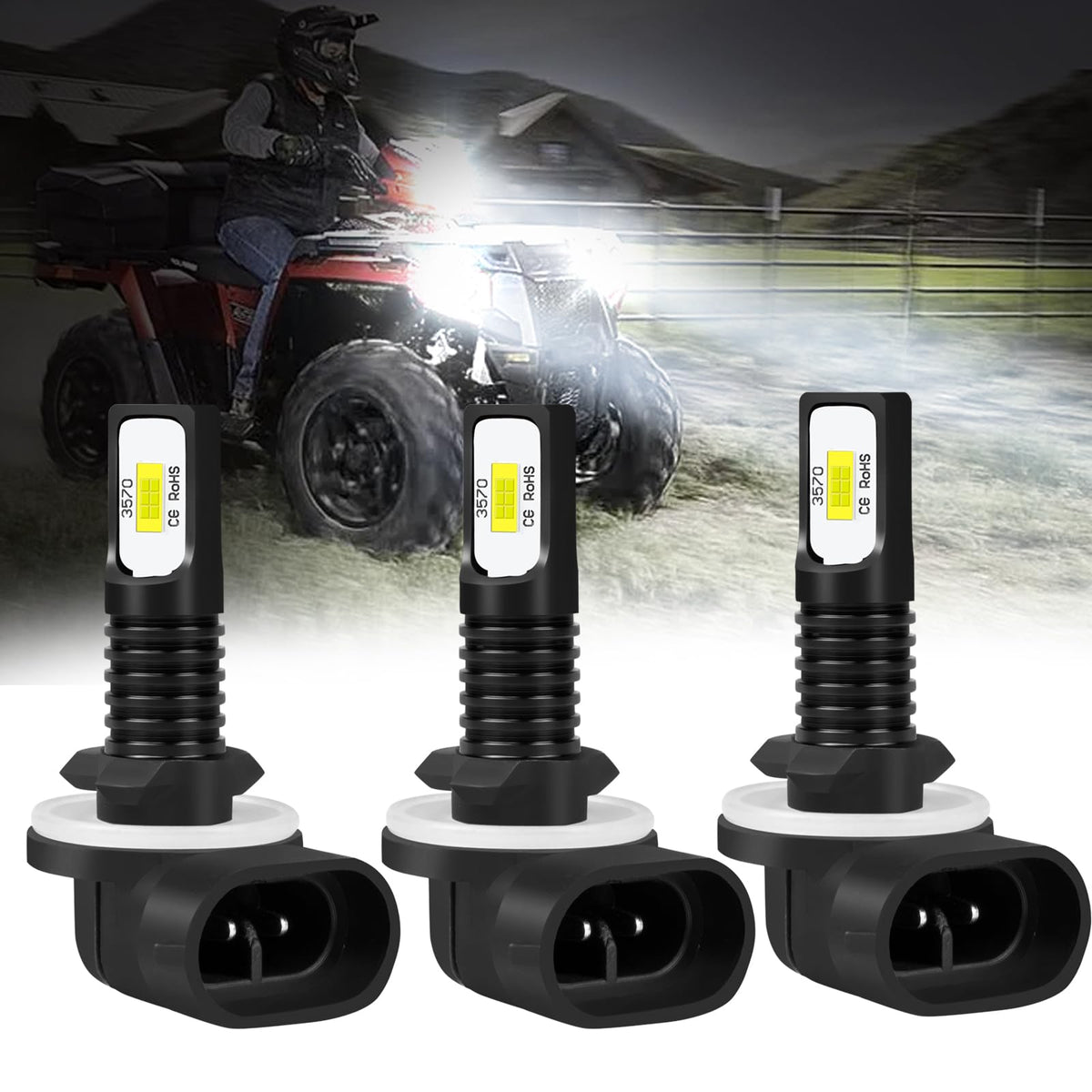 HMCYCI front view of three-pack box showing product and fitment benefits