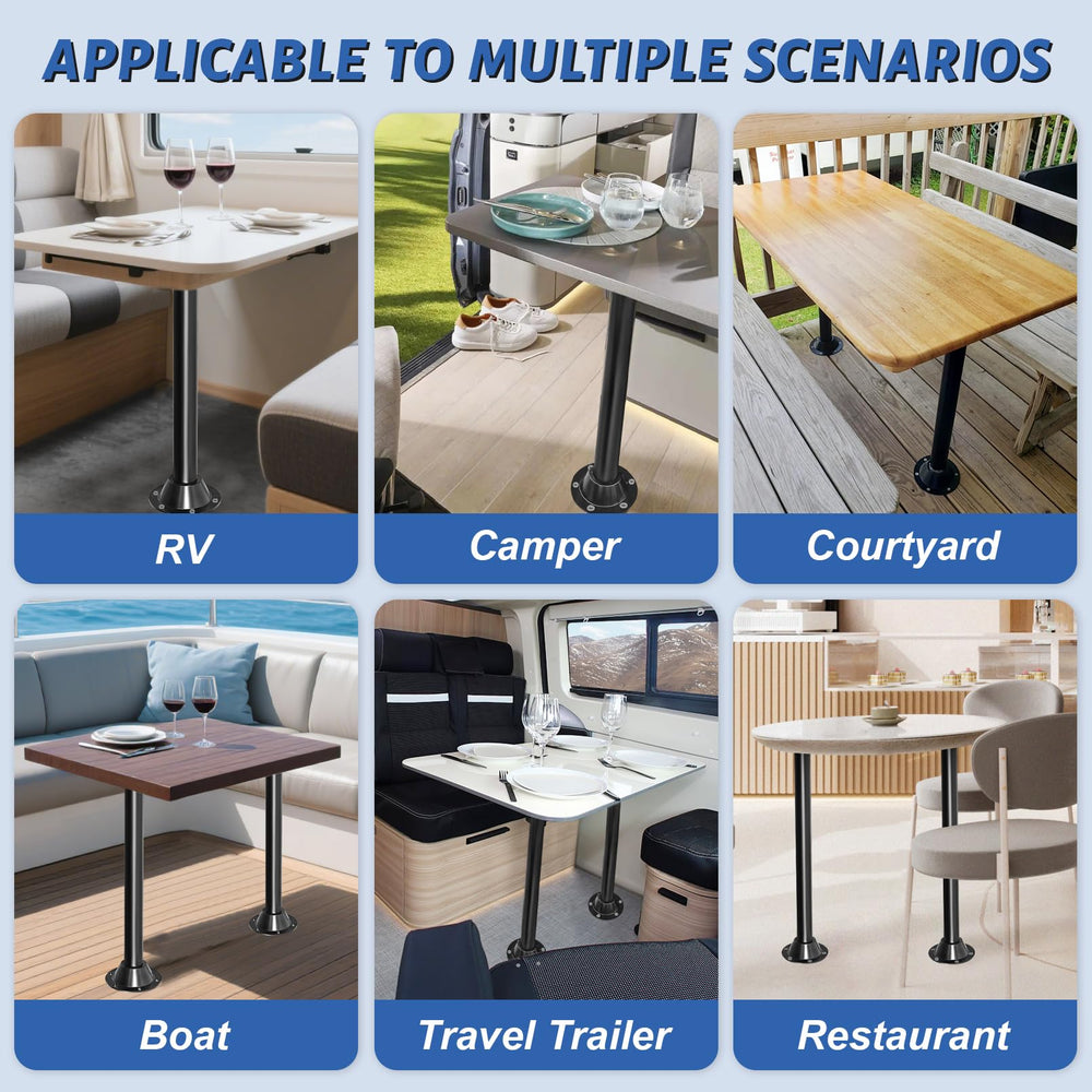 Hobuska outdoor patio setup with table proving versatile use