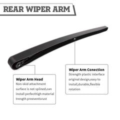HODEE blade rubber edge texture for improved streak-free wiping
