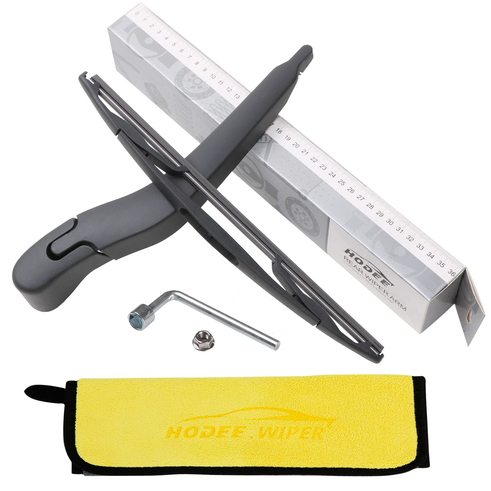 HODEE rear wiper kit packaging showing complete replacement kit and convenience