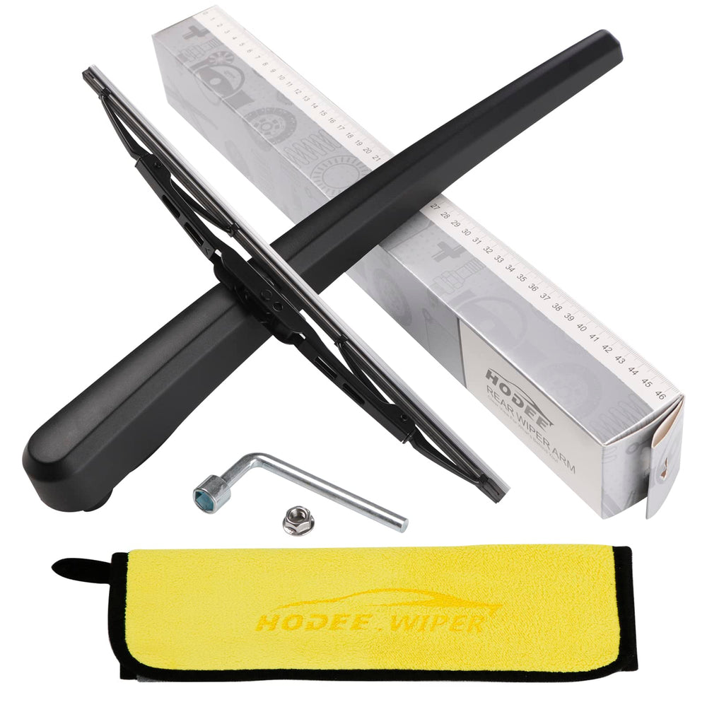 HODEE rear wiper arm front packaging showing kit completeness and fit