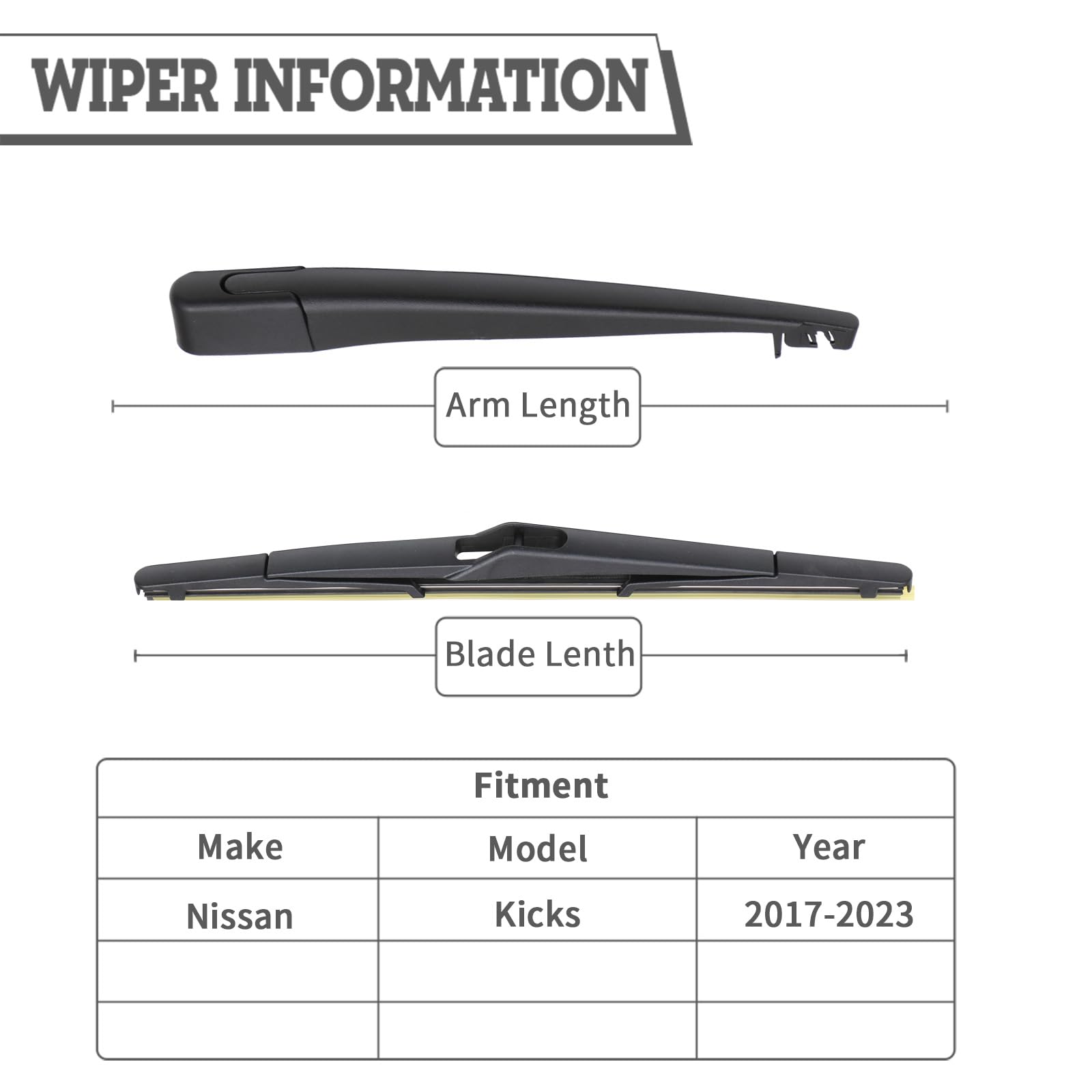 HODEE blade edge close-up showing rubber profile for improved streak reduction