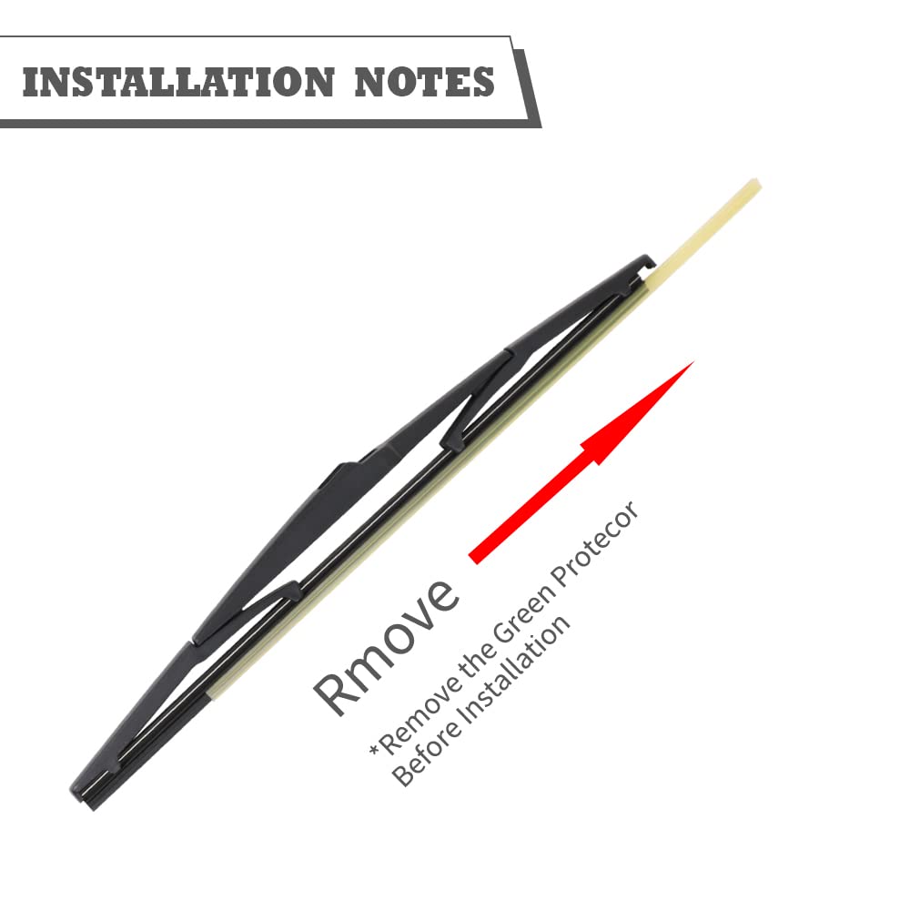 HODEE rear blade edge profile showing smooth wiping surface for streak reduction