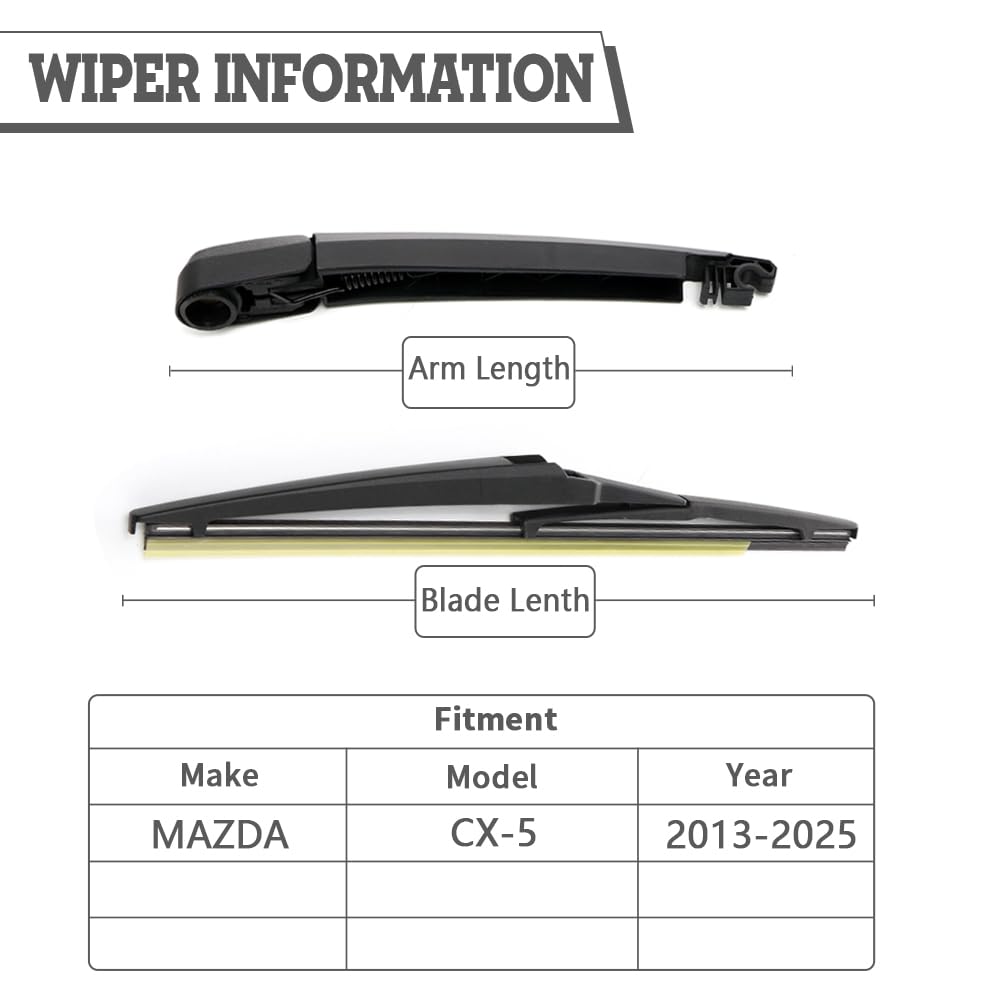HODEE close-up of wiper arm attachment point, precise fit and secure mounting