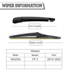 HODEE close-up of wiper arm attachment point, precise fit and secure mounting