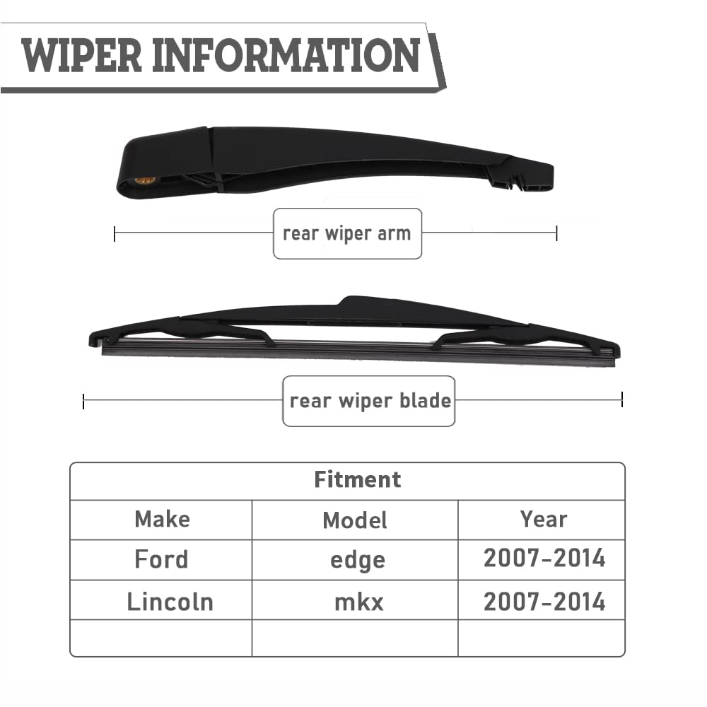 HODEE wiper arm side profile showing correct length and sweep restoration
