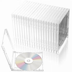 HOFURME front view clear jewel case showing protective cover and benefit: easy identification