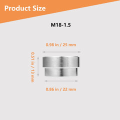 HOHNNYREET close-up of M18x1.5 threads for precise sensor fit and secure installation