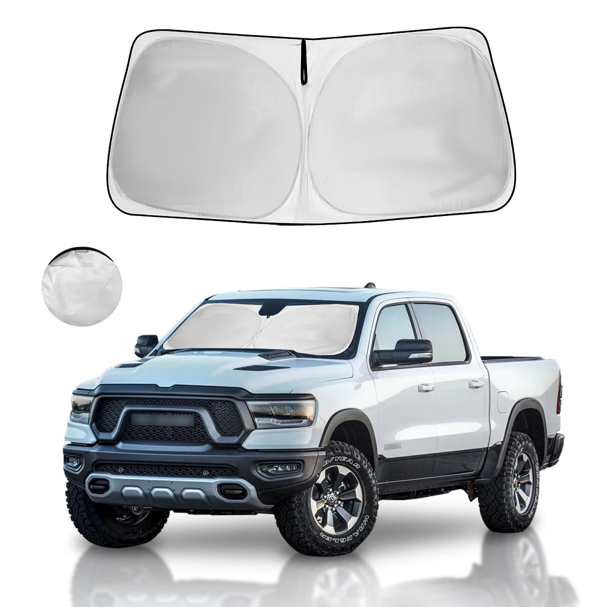 HOHUIGO front packaging showing fit for Dodge RAM and vehicle compatibility